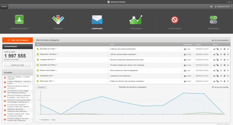 La quinzaine de l’e-mailing par Sarbacane